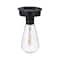 Glitzhome® 10" Woven Solar Powered Outdoor Hanging Lantern